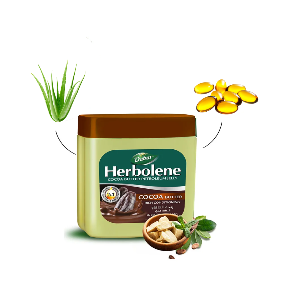 Herbolene - Vaselina 2 en 1 Manteca de Cocoa & Vitamina E 225 ml