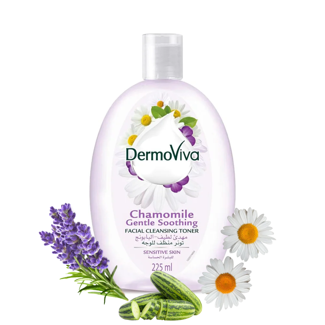 DermoViva Tónico Limpiador Facial Lavanda & Manzanilla 225 ml