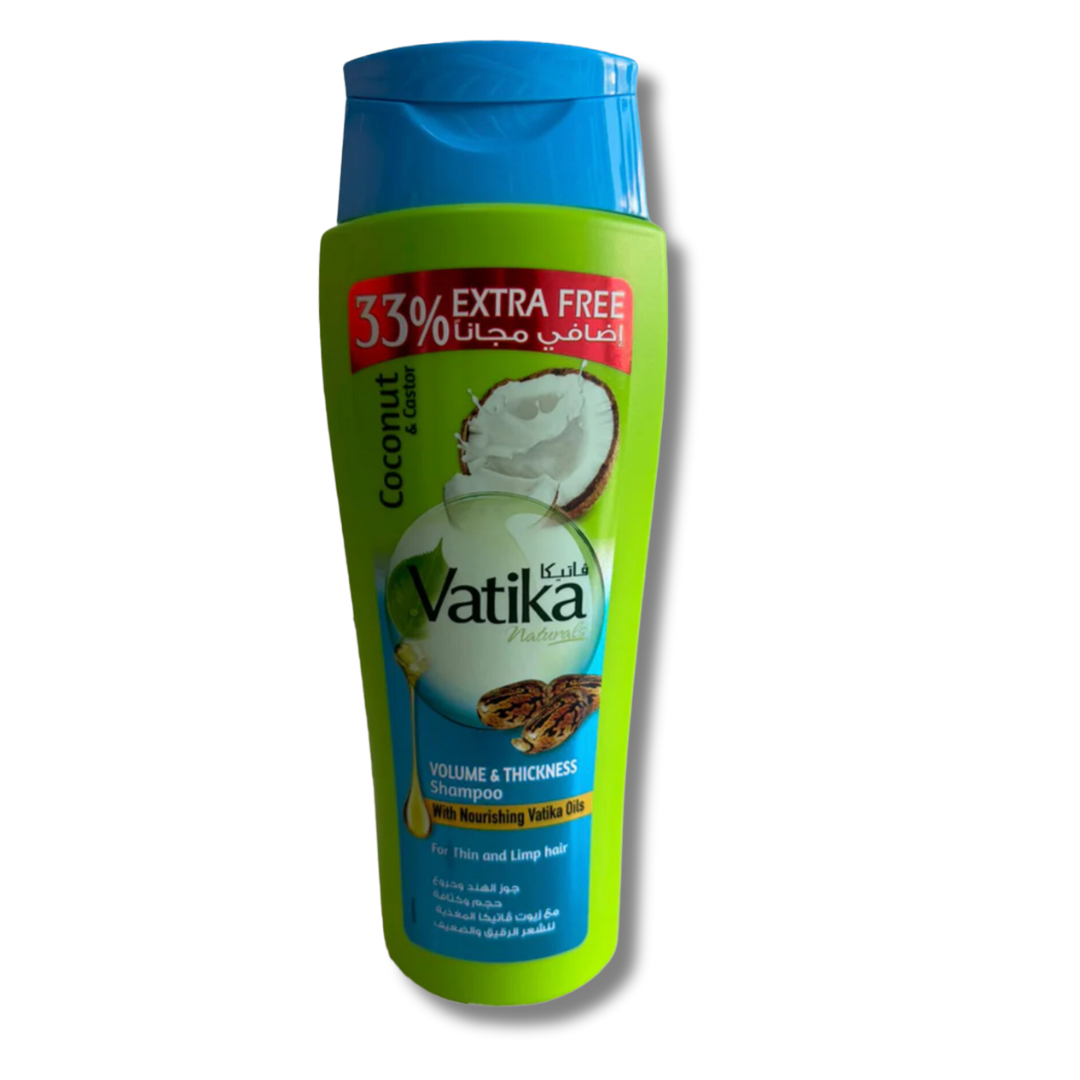 Shampoo Vatika Coconut & Castor 400 ml 33% Extra