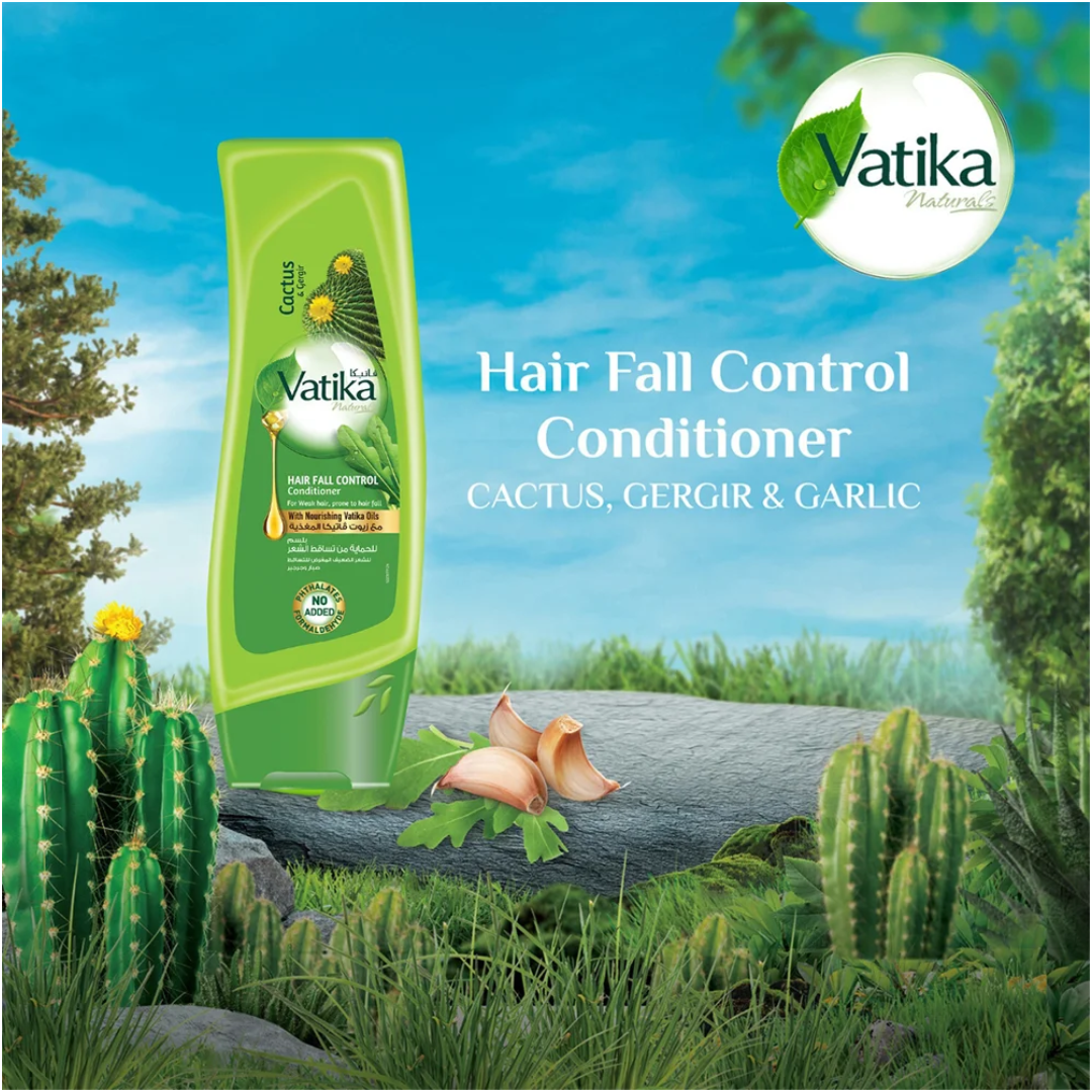 Acondicionador Vatika Cactus Control Caída 360 ml