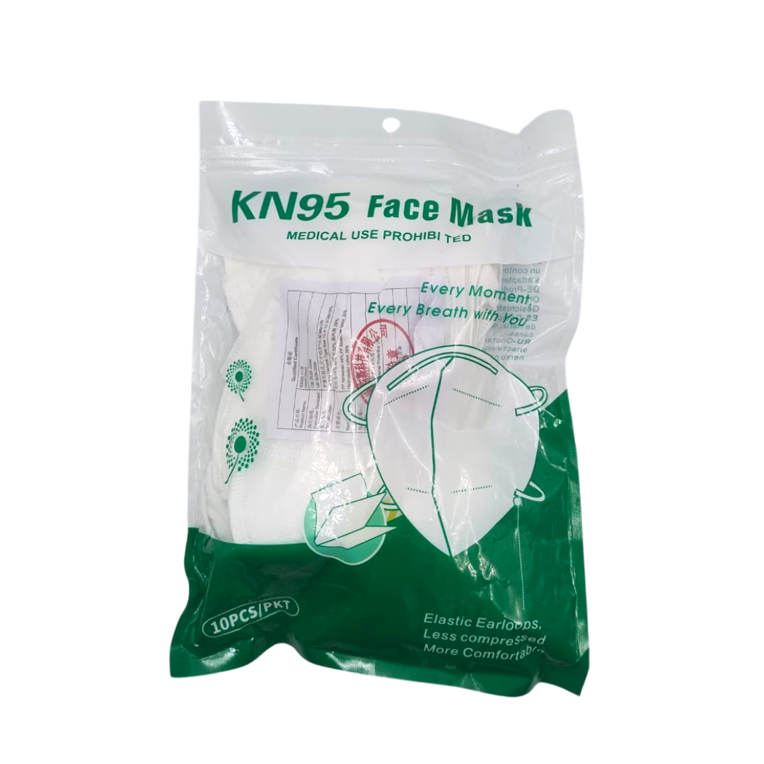 Pack Mascarillas KN95 con Filtro 10 Unid.
