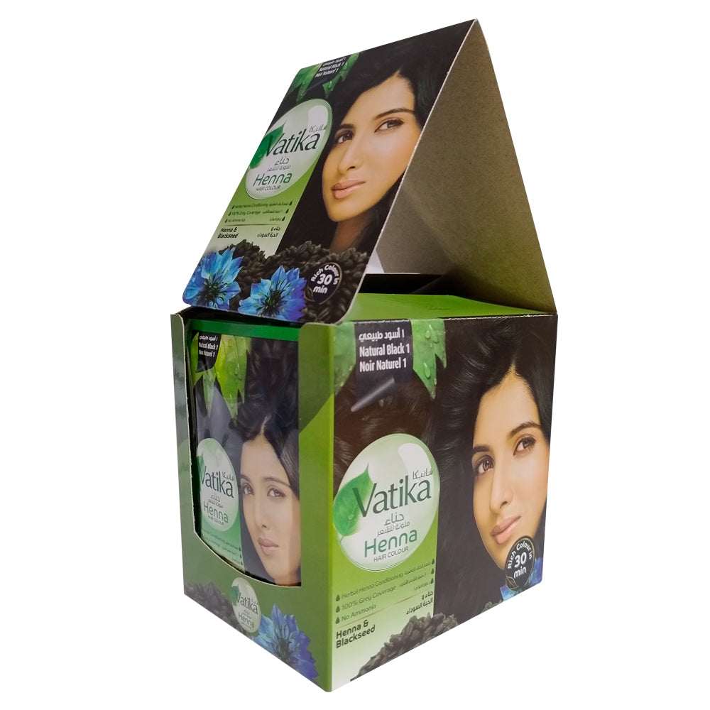 Vatika Henna Natural Black 20 Sachets