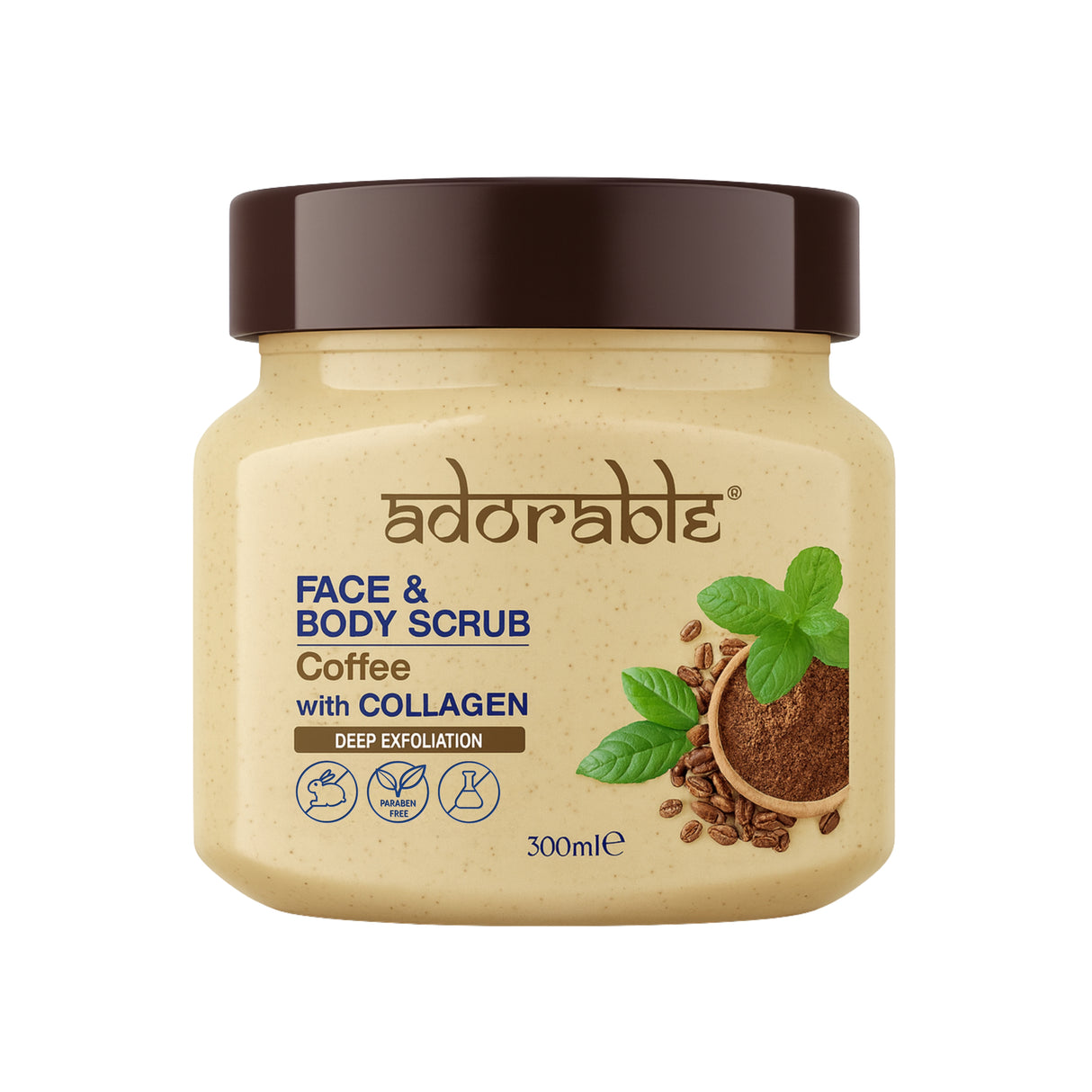 Pack Adorable 6 Exfoliantes Café & Colágeno 300 ml