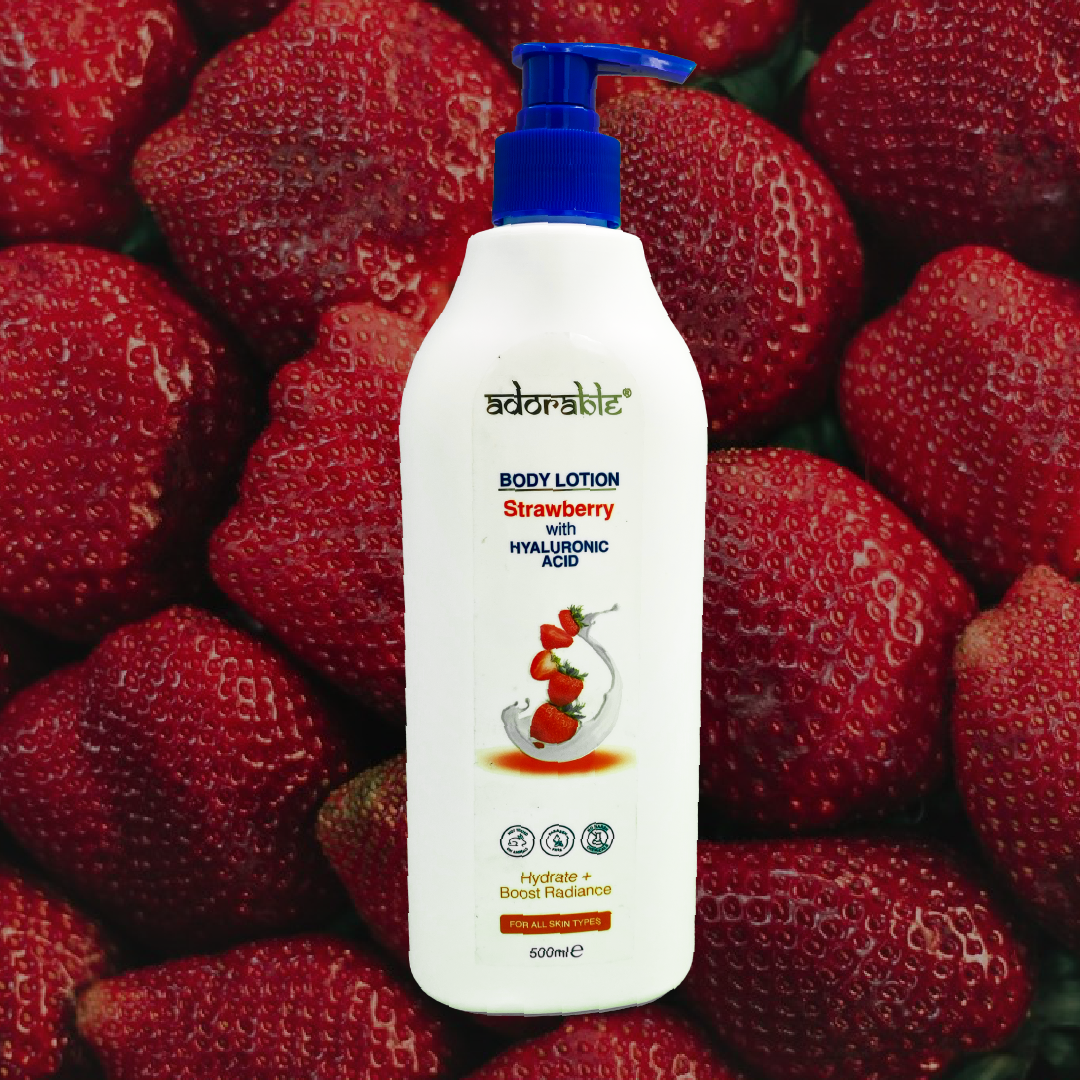 Adorable Loción Corporal Frutilla & Ácido Hialurónico 500 ml