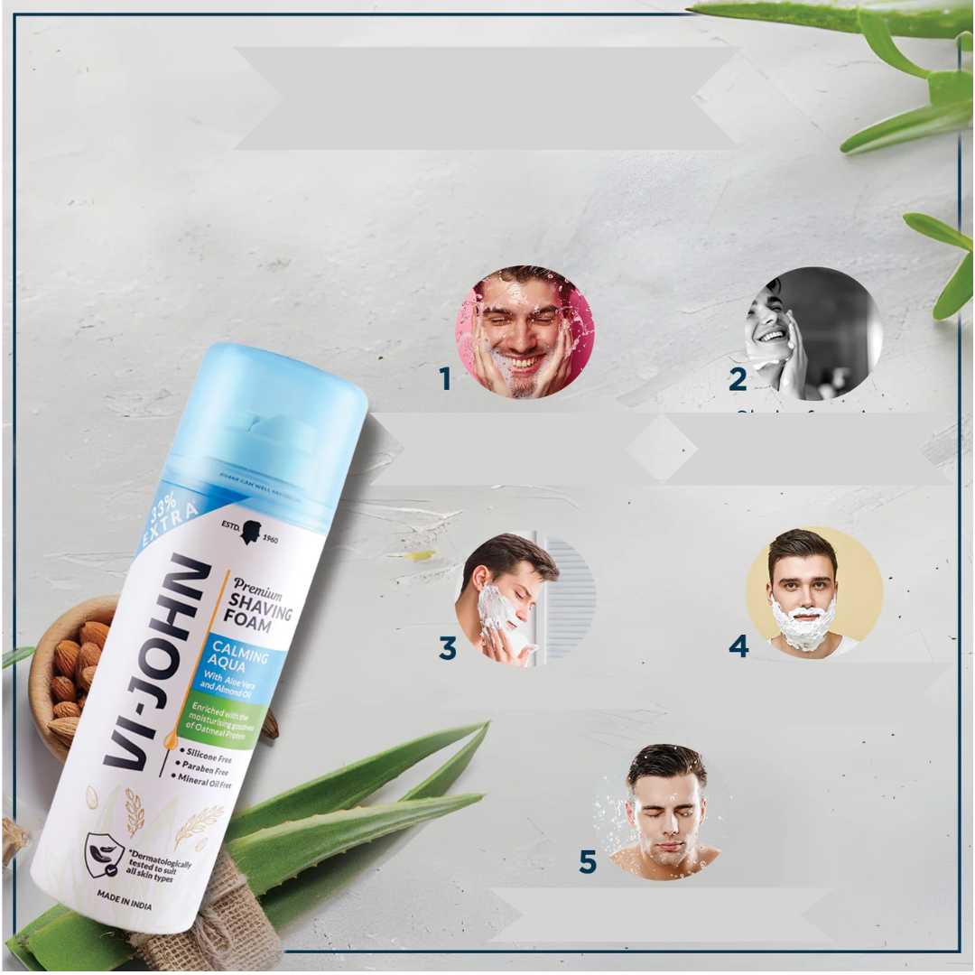 Vi-John Espuma de Afeitar Premiun Relajante 200 gr