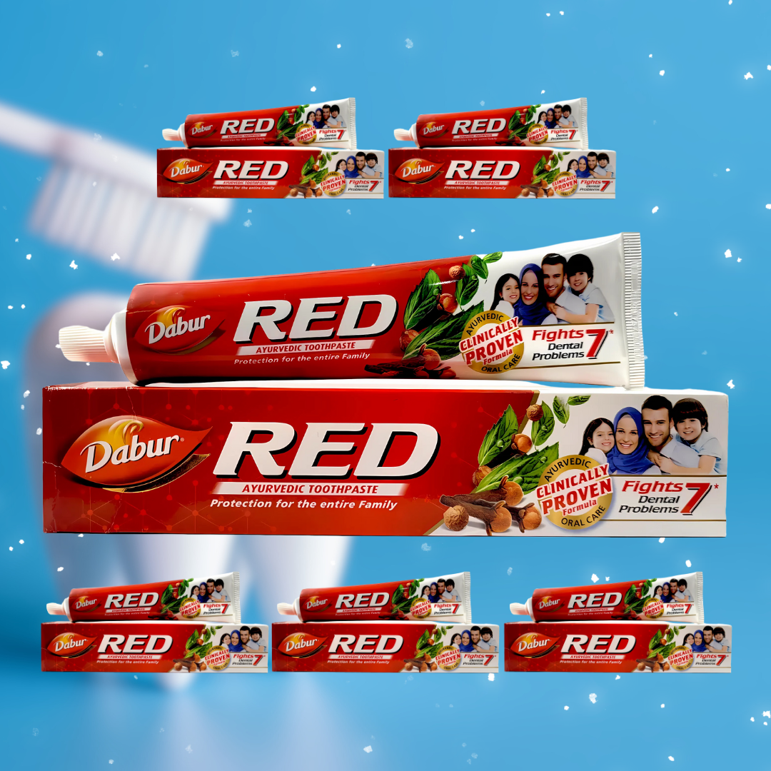 Pack 6 uds Pasta Dental Dabur Red 200gr