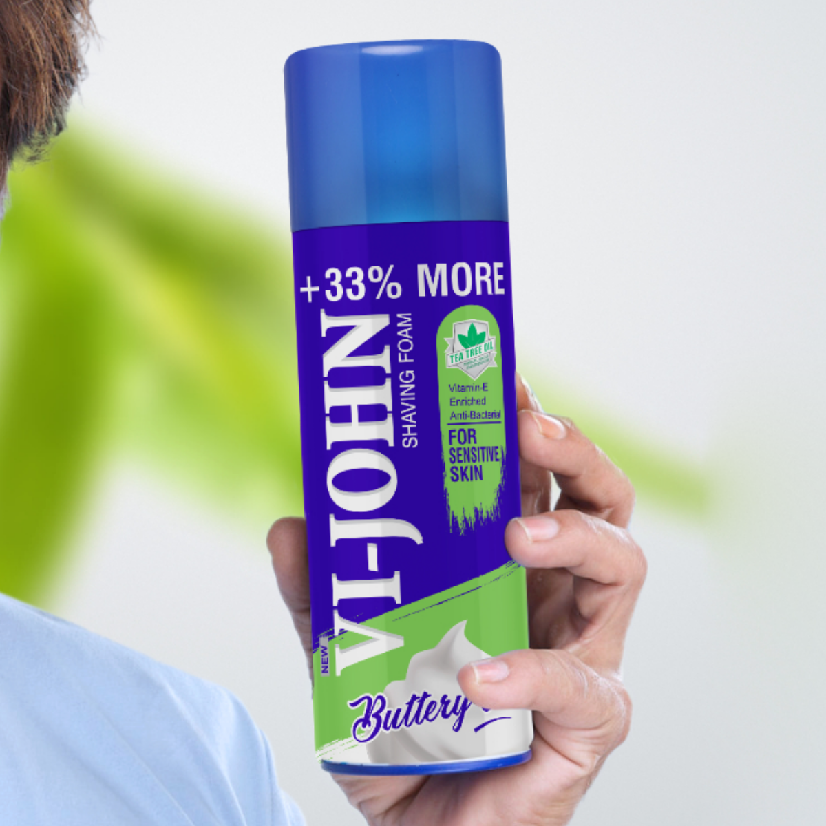 Vi-John Espuma de Afeitar Piel Sensible 400 gr