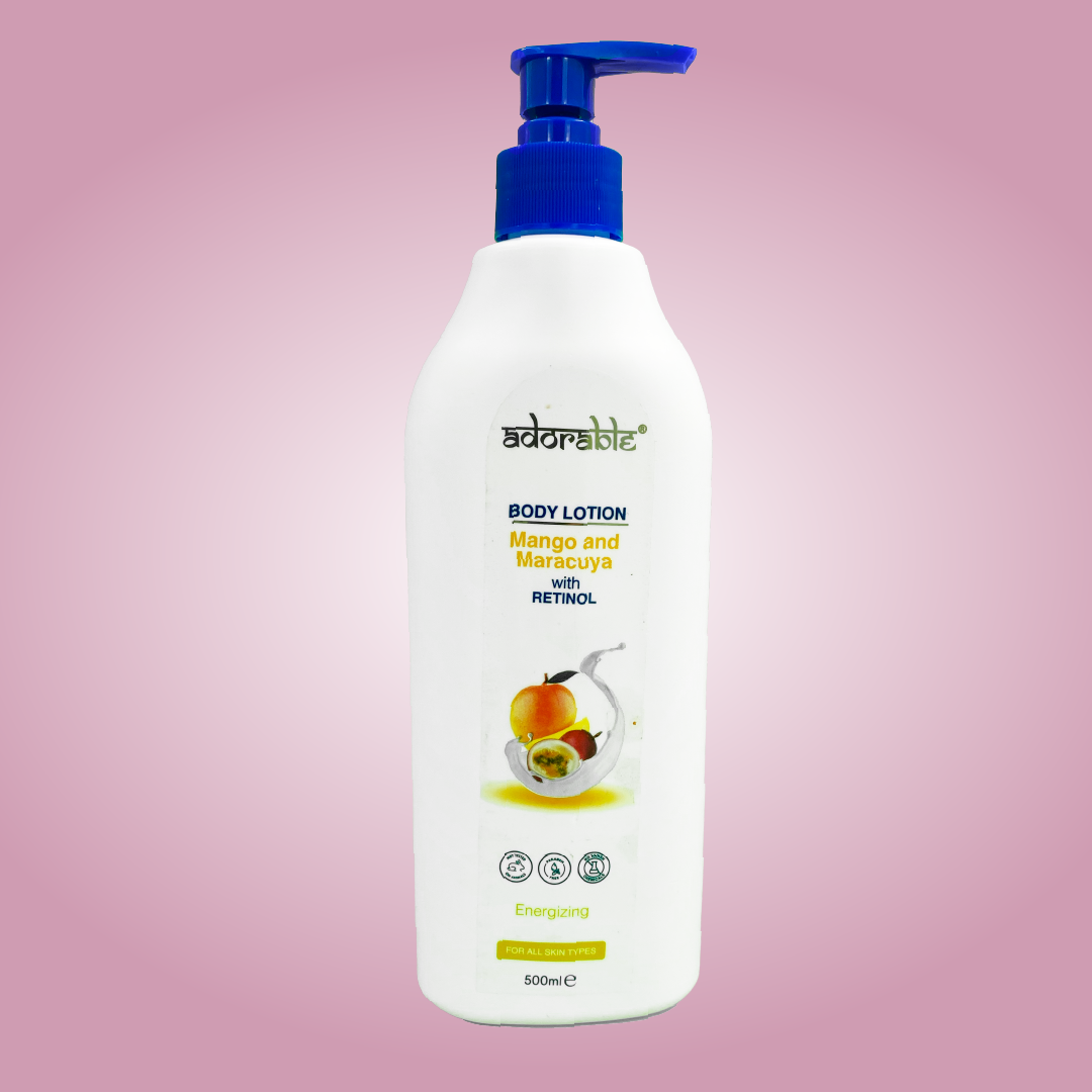 Adorable Loción Corporal Mango Maracuyá & Retinol 500 ml