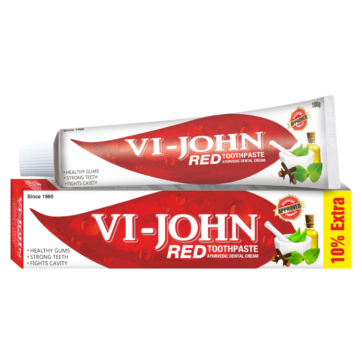 Vi-John Pasta Dental Red 100 gr