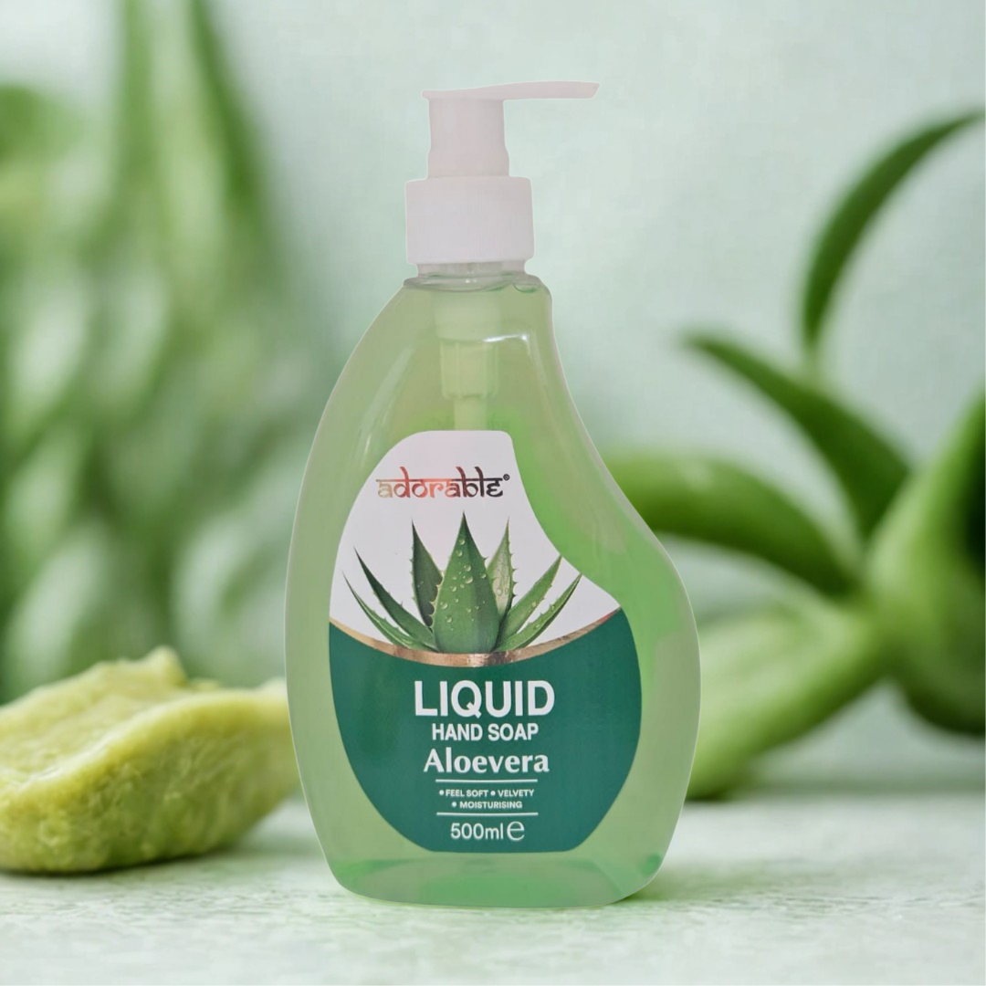 Adorable Jabon Liquido Para Manos Aloe Vera 500 ml