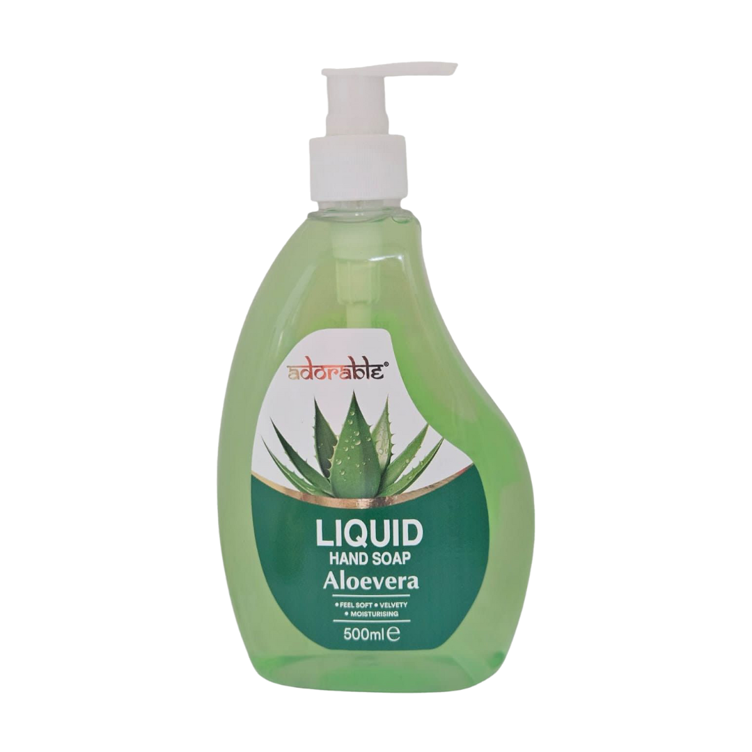 Adorable Jabon Liquido Para Manos Aloe Vera 500 ml
