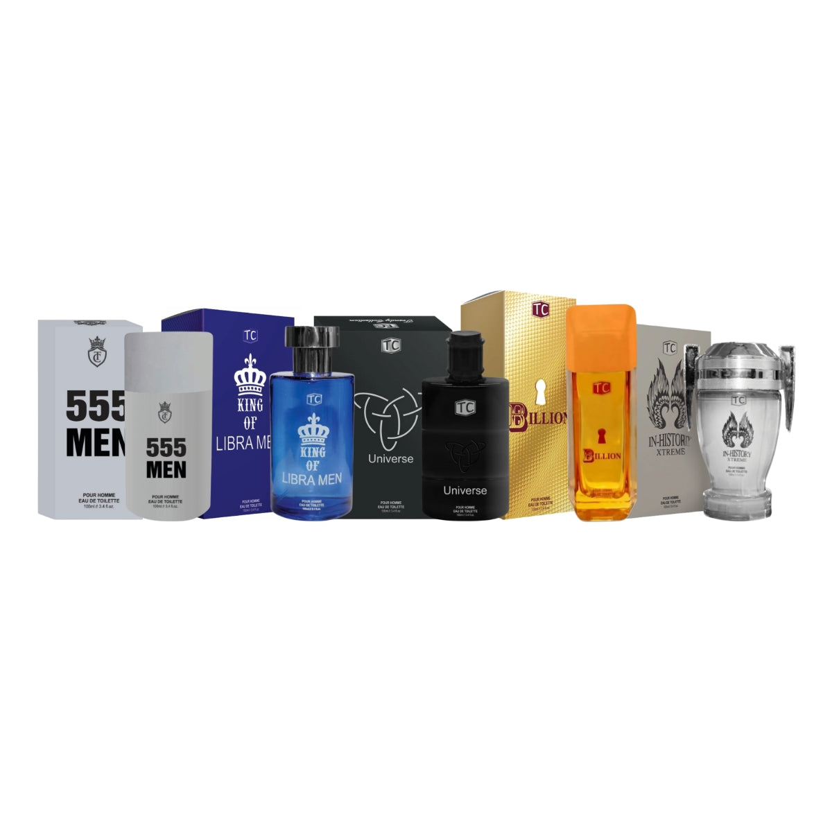 Pack 5x4 TC 100 ml EDT Hombre