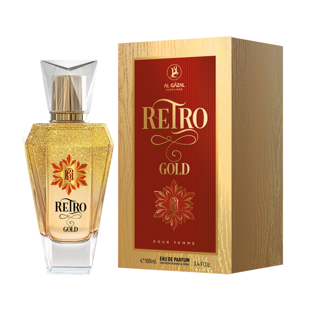 Al Gazal Retro Gold EDP Pour Femme 100 ml