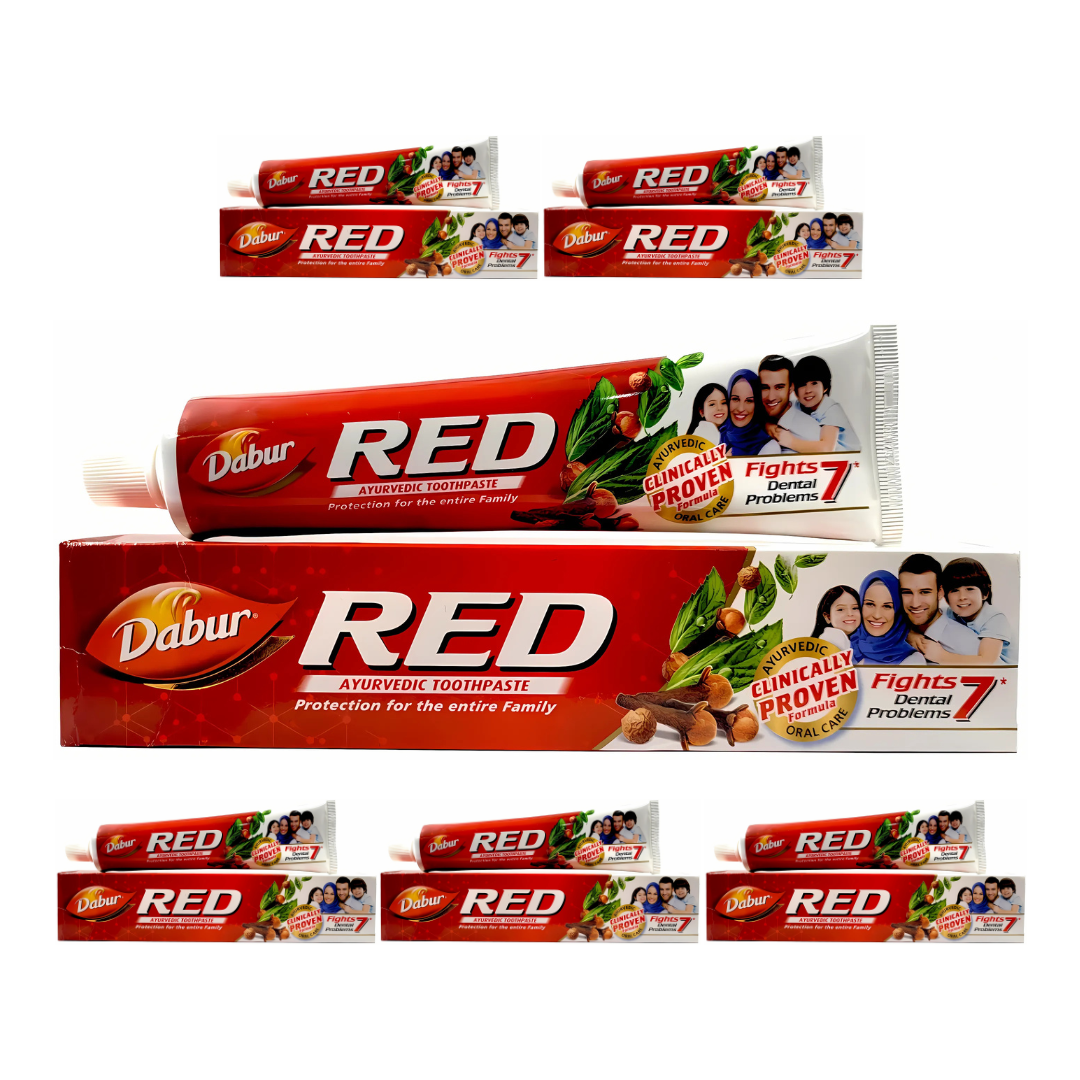 Pack 6 uds Pasta Dental Dabur Red 200gr