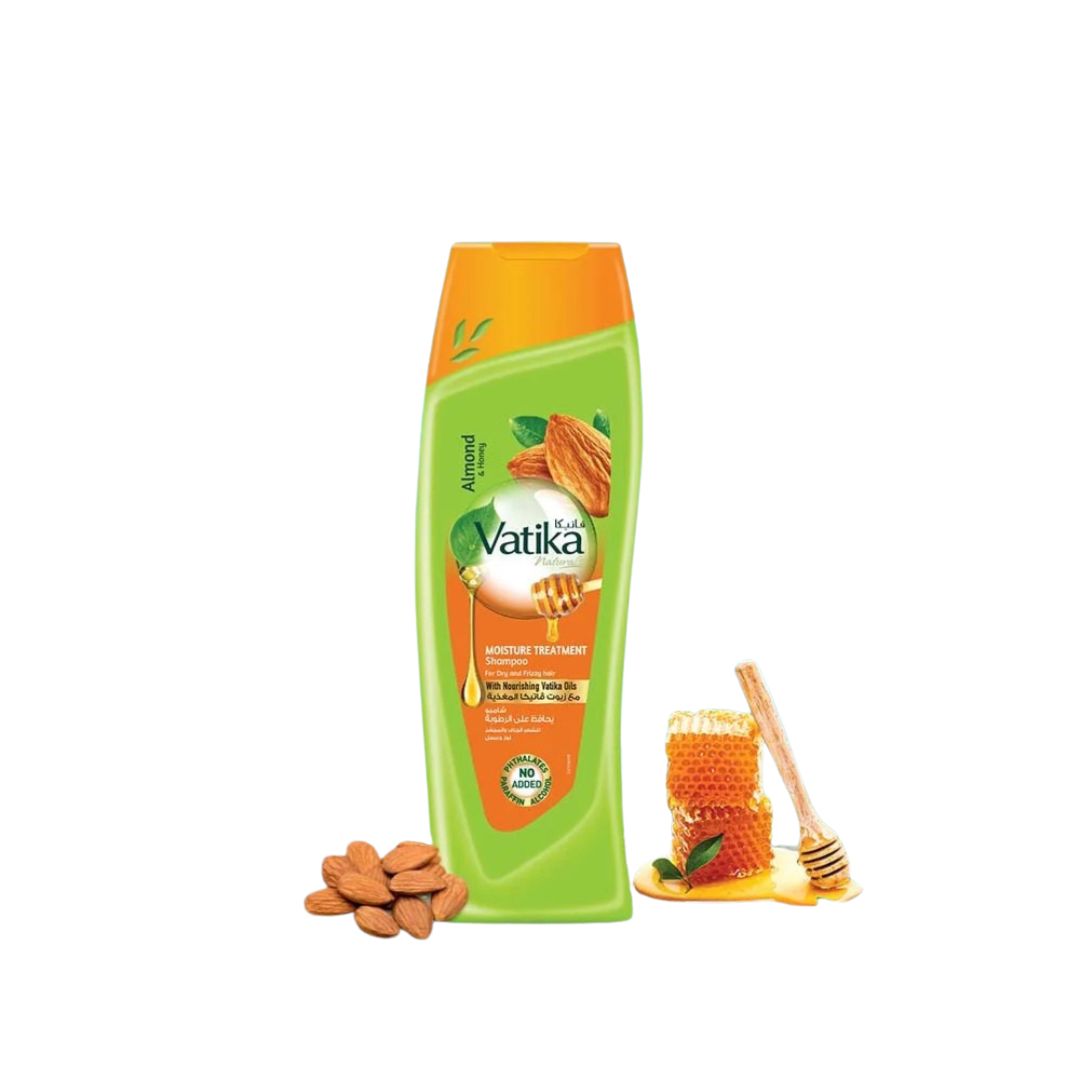 Pack Shampoo Vatika Almendra y Miel 400 ml + 200 ml