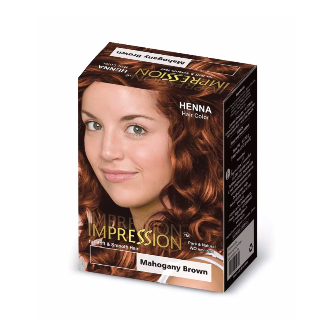 Impression Henna Hair Color Caoba 10 gr X 6 saches