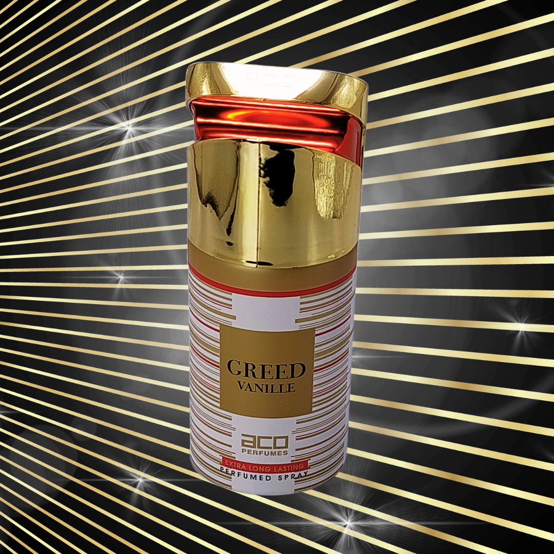 Aco Greed Vanille Parfum Body Spray 250 ml