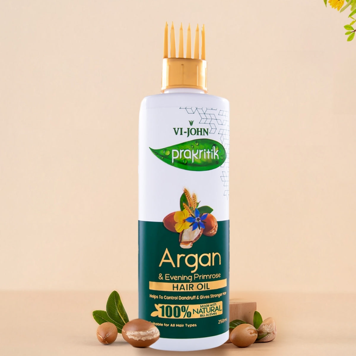 Prakritik Aceite Capilar Argan y Onagra 250 ml
