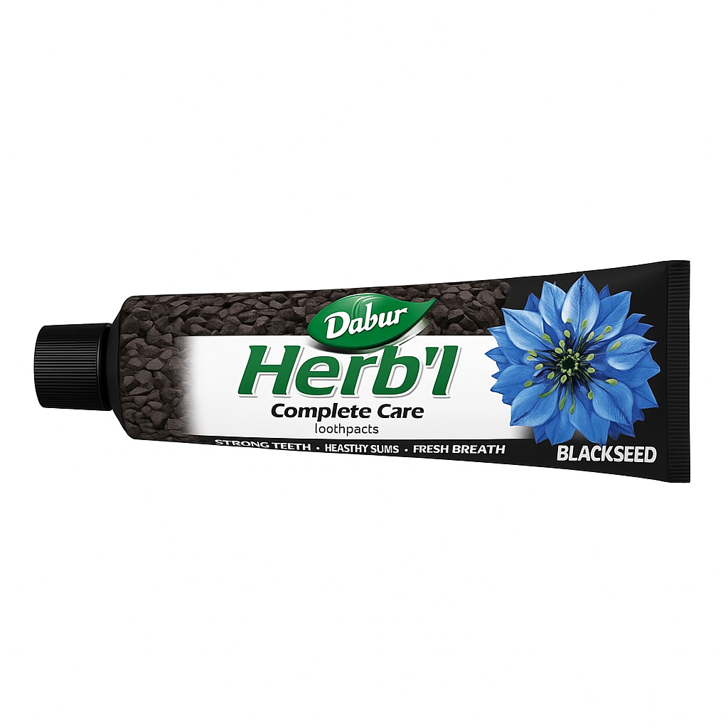 Pasta Dental Herb'l Semilla Negra + Cepillo de Dientes 150gr