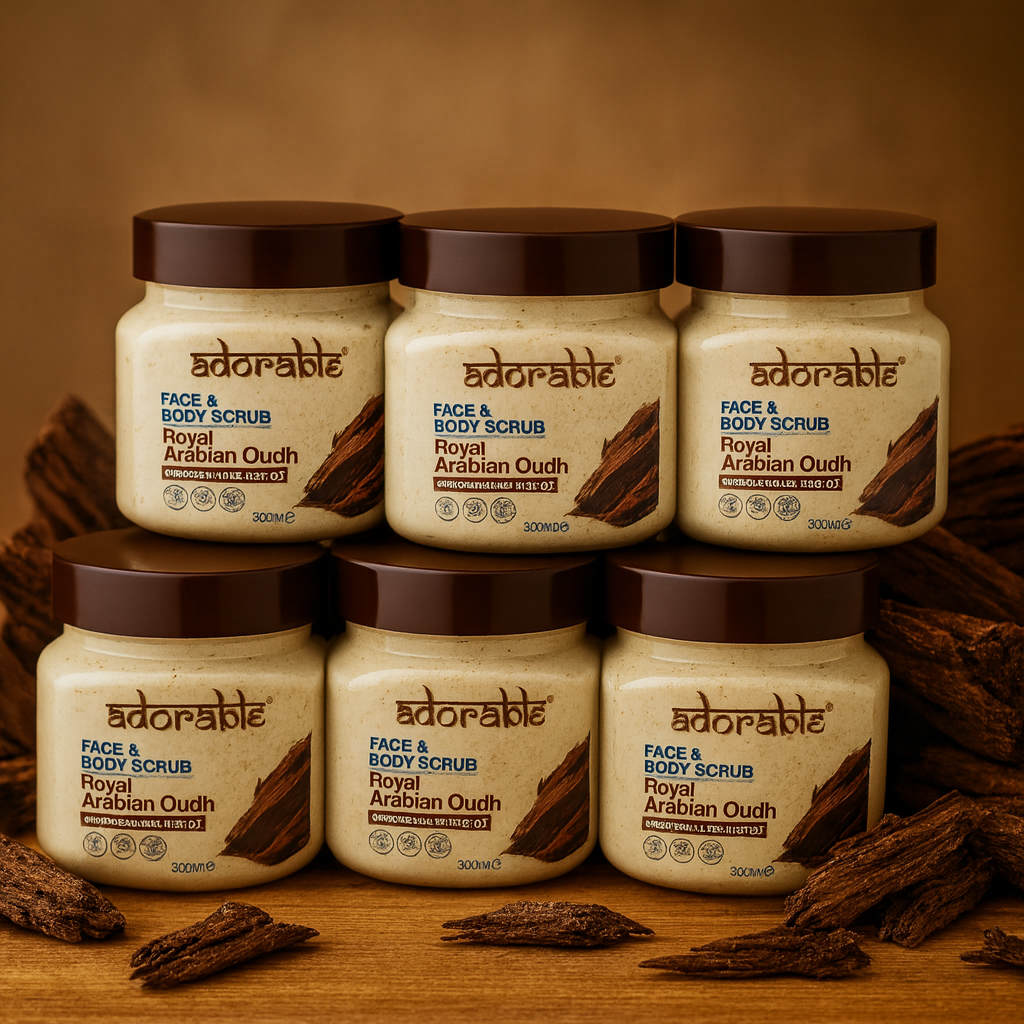 Pack Adorable 6 Exfoliantes Royal Arabain 300 ml