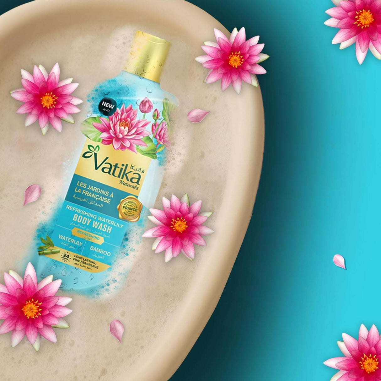 Vatika Gel De Ducha Waterlily 250 ml