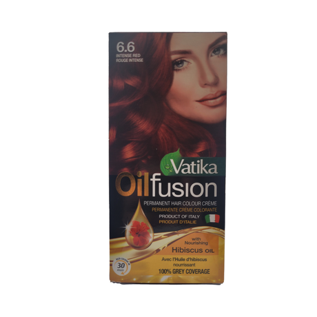 Vatika Tintura Oil Fusión Rojo Intenso (6.6) 40ml