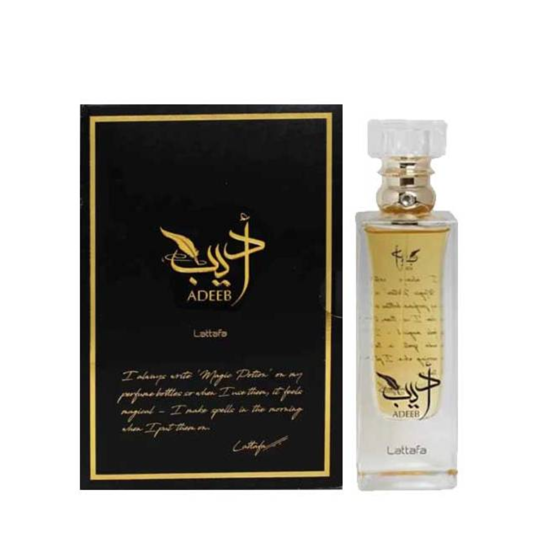 Lattafa Adeeb Eau De Parfum 80 ml Unisex – Perfumería Fraganzza