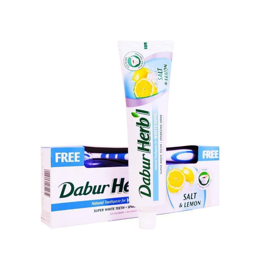Pasta Dental Herb'l Sal & Limón + Cepillo de Dientes 150gr
