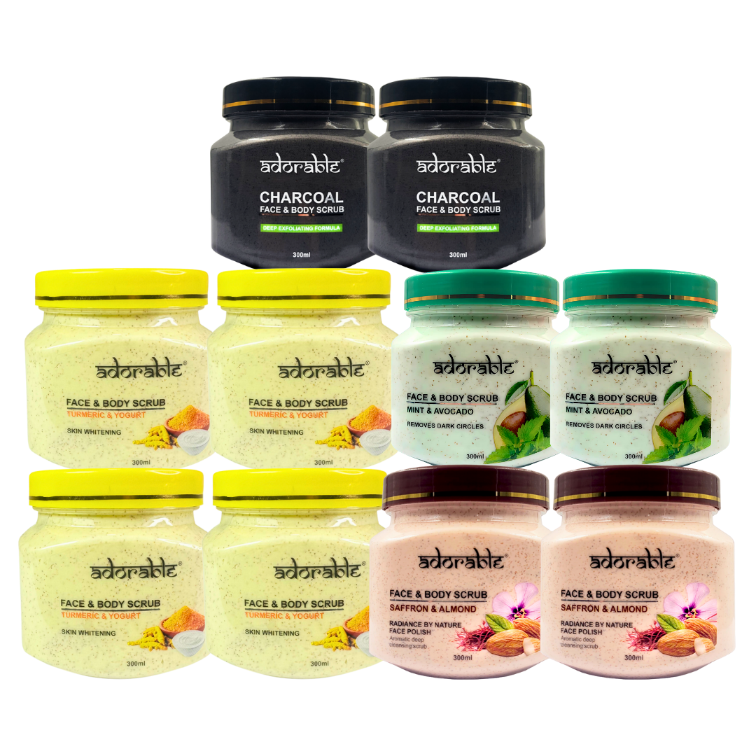 Pack Adorable 10 Exfoliantes Surtidos 300 ml