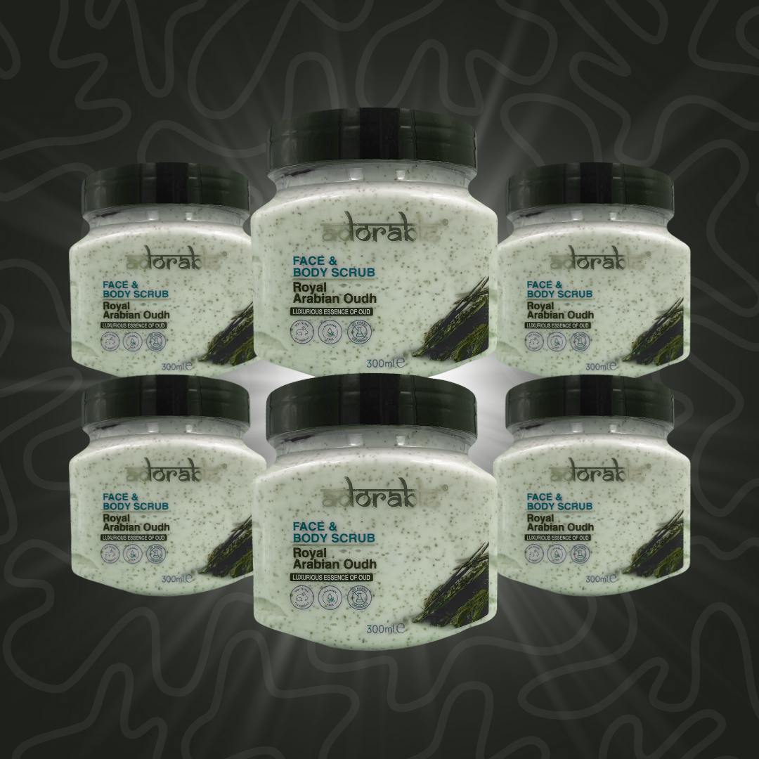 Pack Adorable 6 Exfoliantes Royal Arabain 300 ml