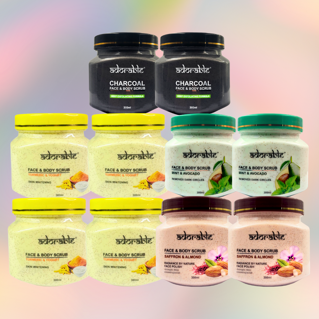 Pack Adorable 10 Exfoliantes Surtidos 300 ml