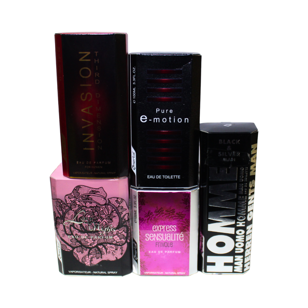 Pack 5x4 Omerta EDT y EDP 100 ml Surtidos