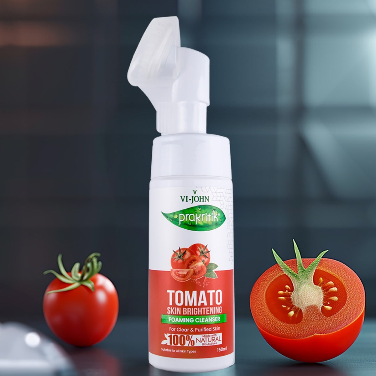 Prakritik Jabón Espumoso Facial Tomate 150 ml