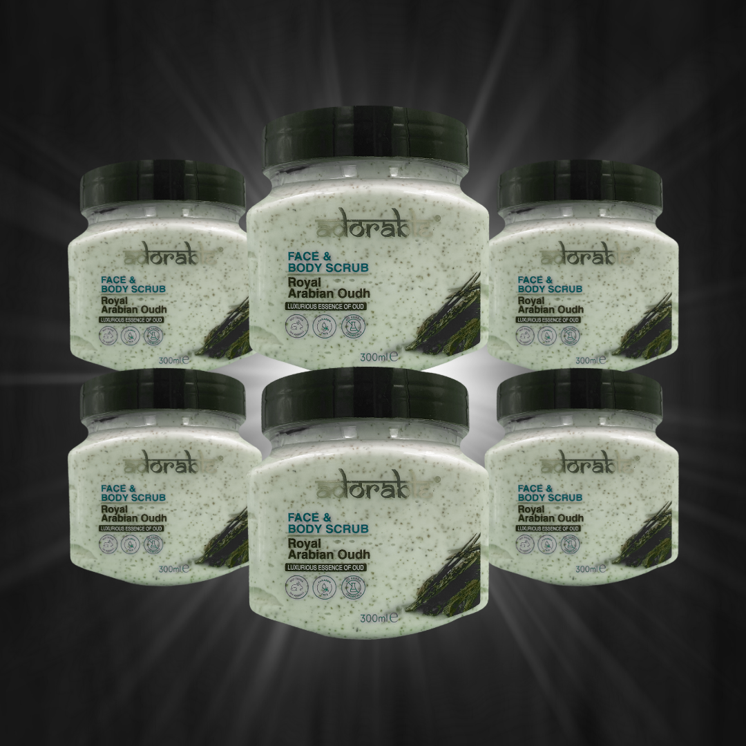 Pack Adorable 6 Exfoliantes Royal Arabain 300 ml