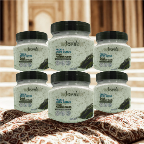 Pack Adorable 6 Exfoliantes Royal Arabain 300 ml