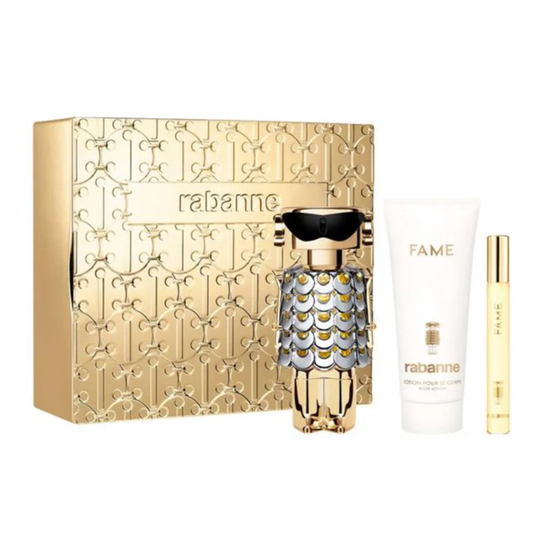 Set Paco Rabanne Fame EDP 80ml + 10ml + Body Lotion 100ml