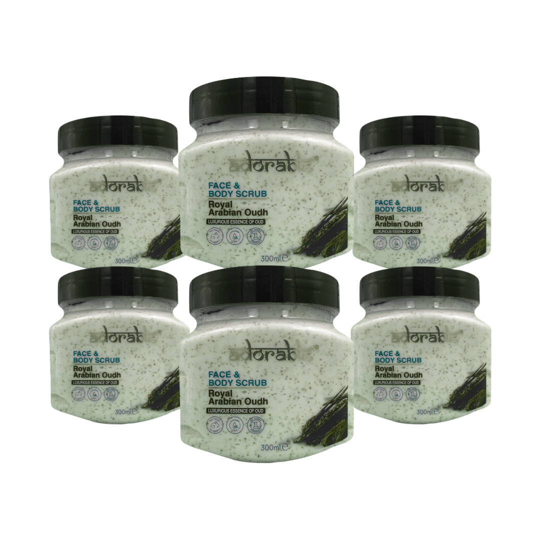 Pack Adorable 6 Exfoliantes Royal Arabain 300 ml