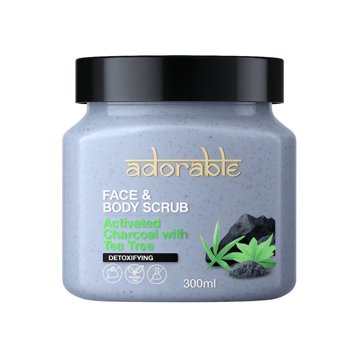 Adorable Exfoliante Carbón Activo & Árbol de Té 300 ml