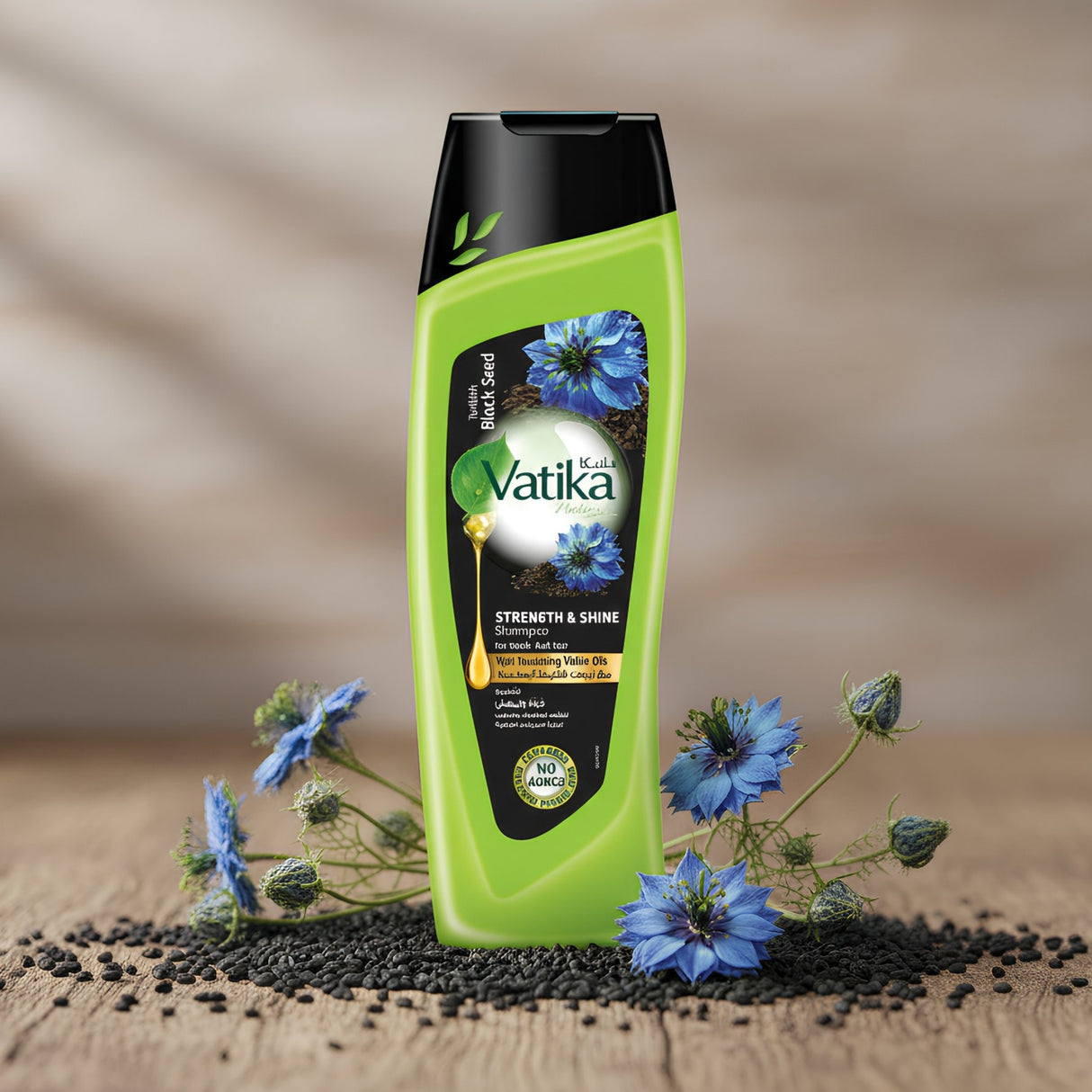 Shampoo Vatika Semilla Negra 400 ml