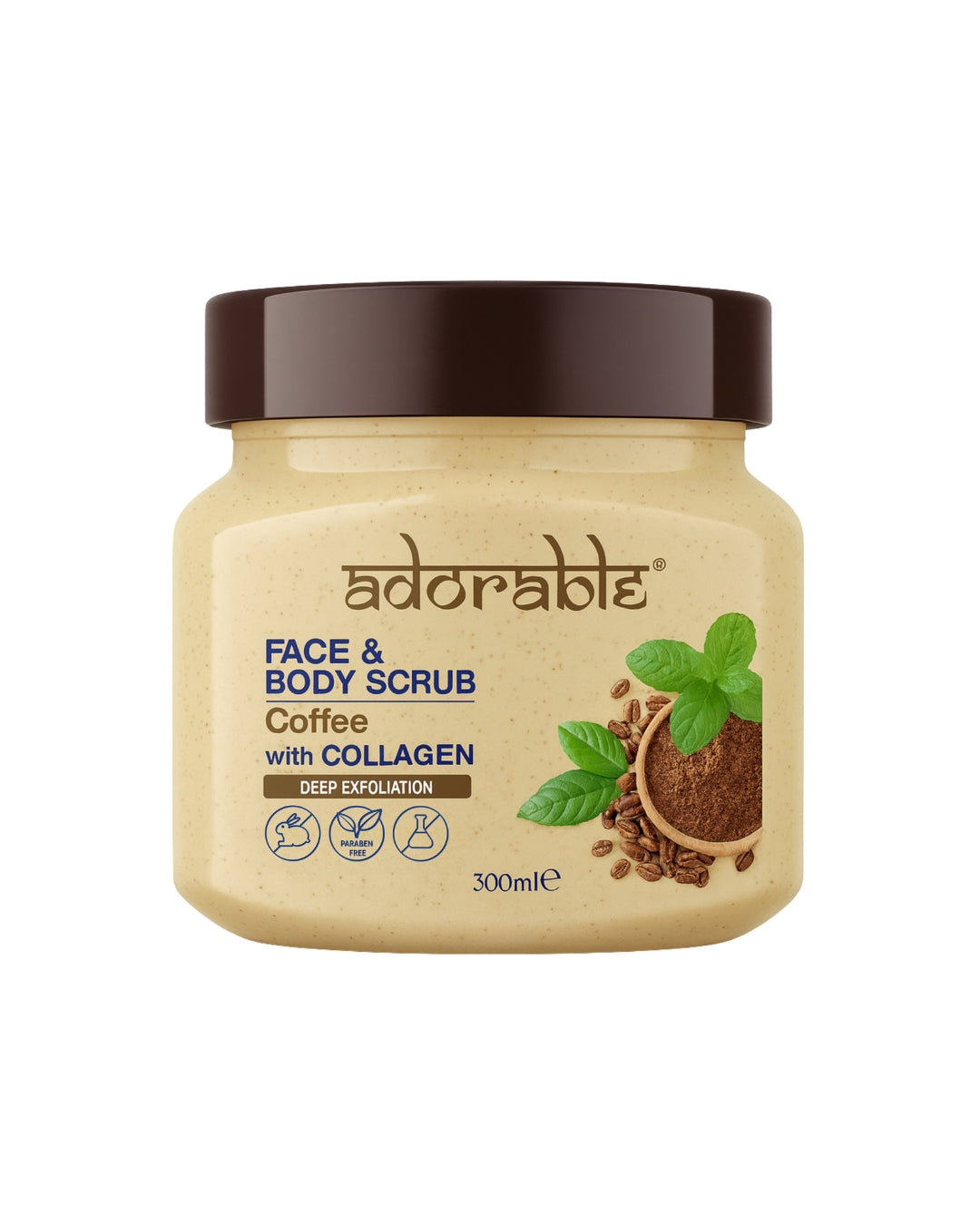 Adorable Exfoliante Café & Colageno 300 ml