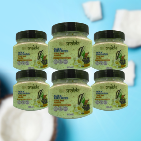 Pack Adorable 6 Exfoliantes Coco-Vainilla 300 ml
