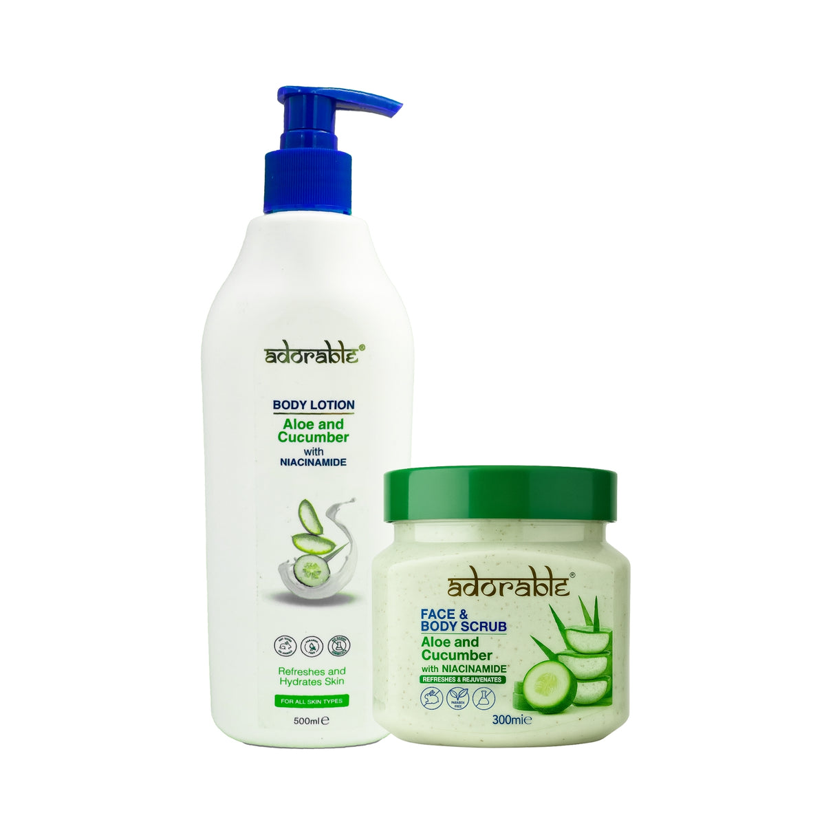 Pack Adorable Corporal Aloe Vera - Cucumber & Vit B3