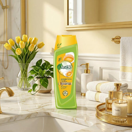 Vatika Shampoo Prot. Huevo 400 ml (Amarillo)