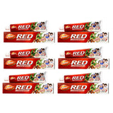Pack 6 Uds Pasta Dental Dabur Red 100 gr