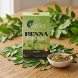 Vatika Henna Tintura Coloración Negro Azabache 6 Sachets