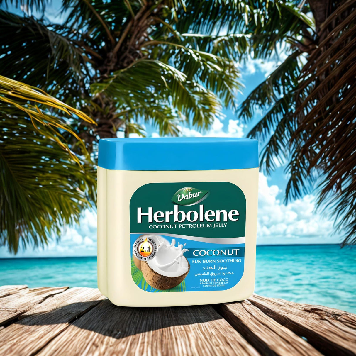 Vaselina 2 en 1 Coconut Calma Quemaduras Solares 225 ml