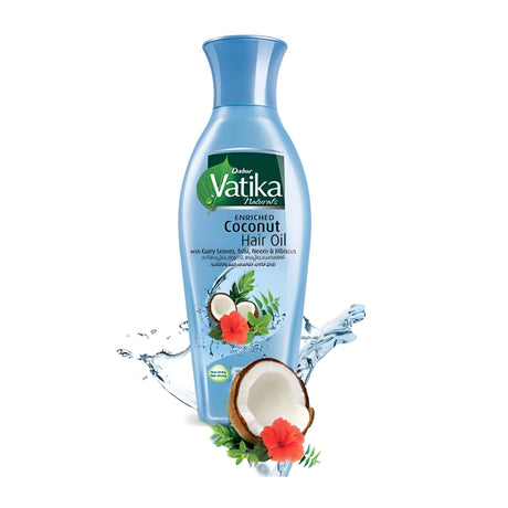 Vatika Aceite Capilar Coco y Hojas de Curry 250 ml
