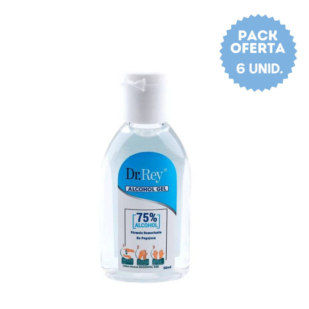 Pack 6 Unidades Alcohol Gel 50ml